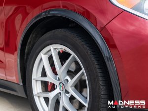 Alfa Romeo Stelvio Fender Trim - Carbon Fiber - Feroce Carbon
